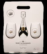 MOéT ICE PACK + 2 GLAZEN GB 75 CL