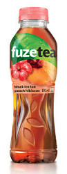FUZE TEA BLACK TEA PEACH HIBICUS 12 X 40 CL PET